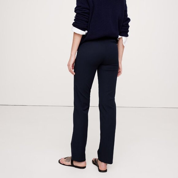 NWT Women’s Banana Republic Navy Blue Straight Sloan Pant - Picture 2 of 9